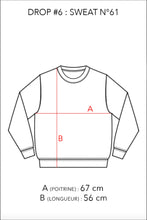 Charger l'image dans la galerie, N°61 - SWEAT UPCYCLÉ - L