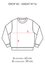 Charger l'image dans la galerie, N°16 - SWEAT UPCYCLÉ - L