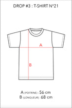 Charger l'image dans la galerie, N°21 - T-SHIRT UPCYCLÉ - L
