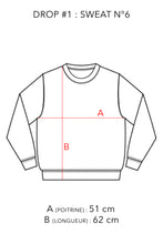 Charger l'image dans la galerie, N°6 - SWEAT UPCYCLÉ - S