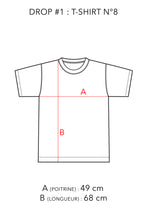 Charger l'image dans la galerie, N°8 - T-SHIRT UPCYCLÉ - S