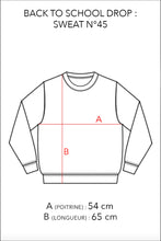 Charger l'image dans la galerie, N°45 - SWEAT UPCYCLÉ - S